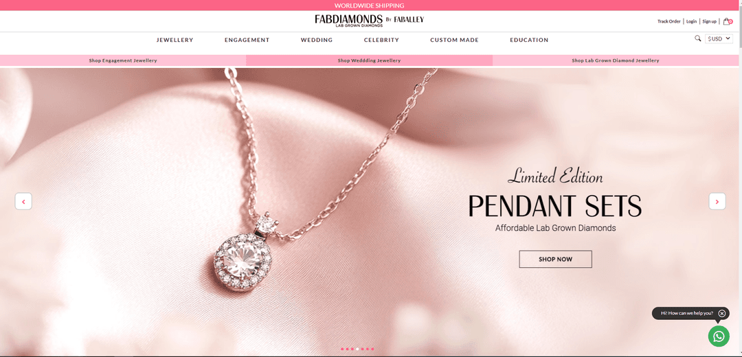 Lab Grown Diamond Jewellery