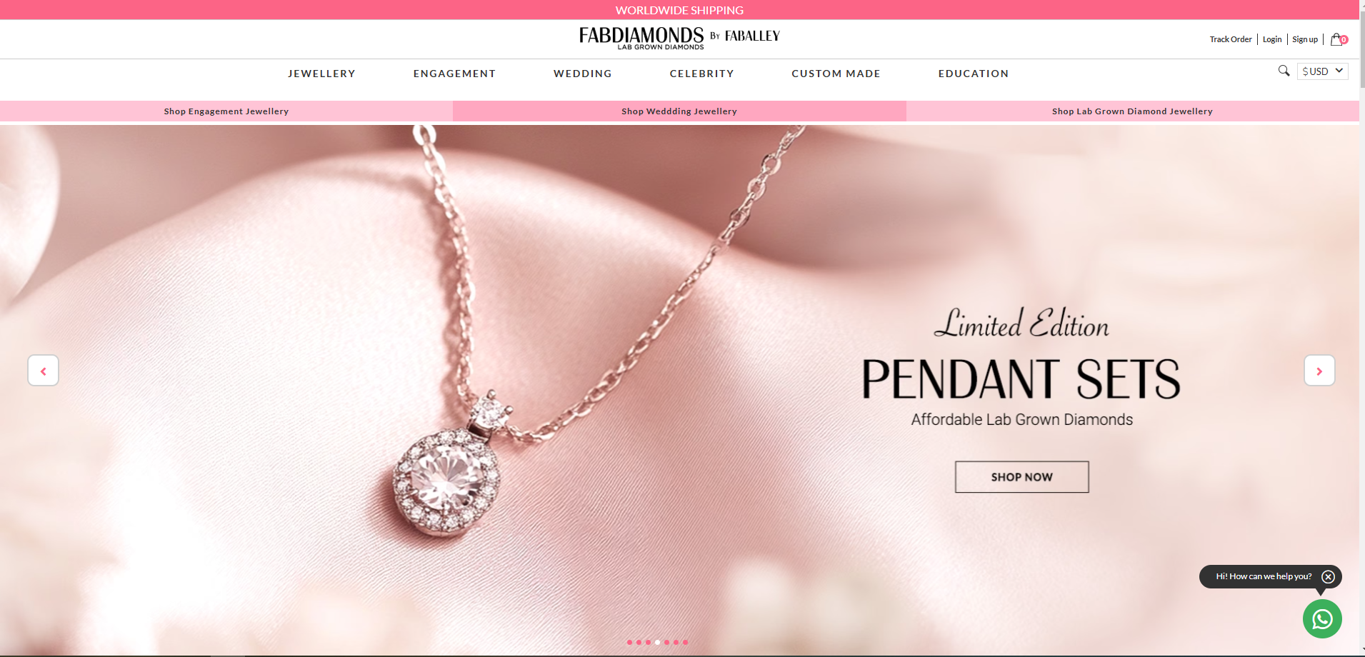 Lab Grown Diamond Jewellery